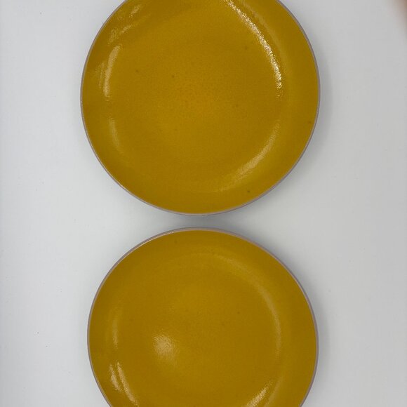Pair of Jonathan Adler Ojai Side Plates in Yellow - Picture 2 of 5